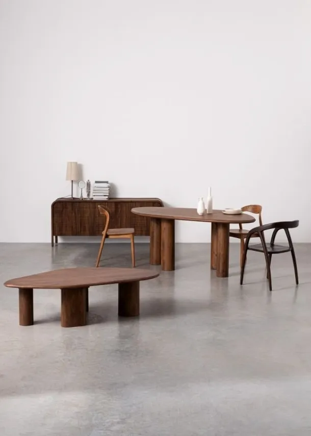 Miley wooden chair by Bizzotto.