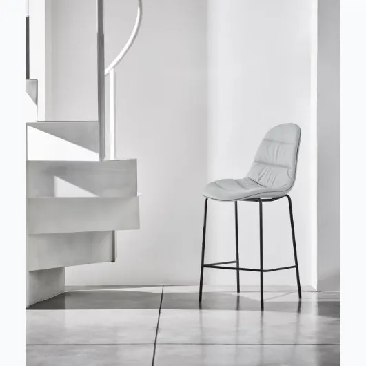 Mood Coated Stool by Bontempi
