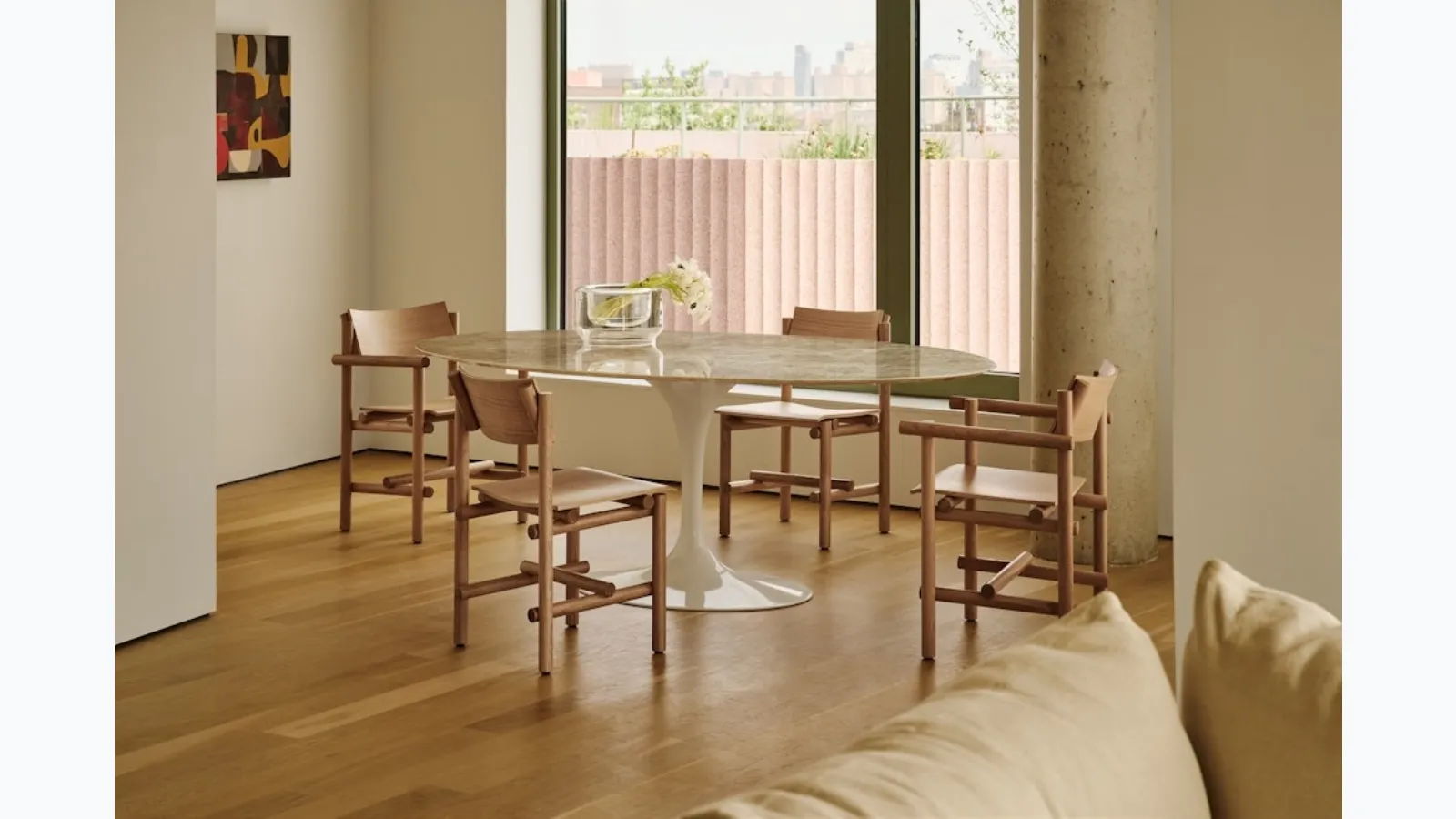 Knoll's Muecke Chair, a wooden chair