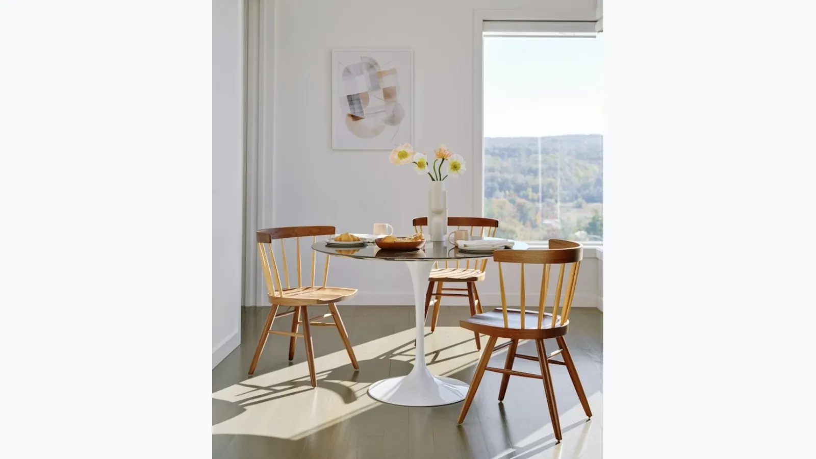 Nakashima Straight-Back Chair by Knoll