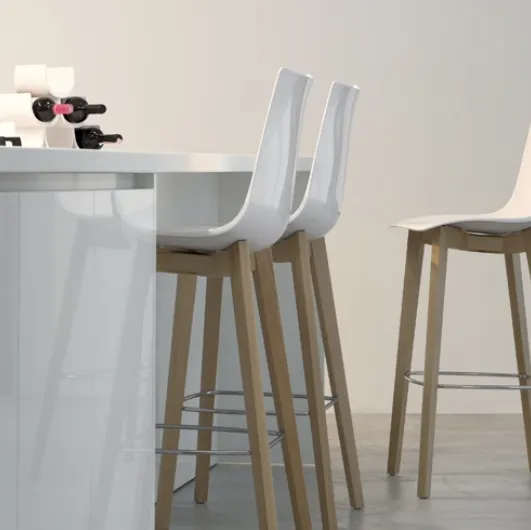 Natural Zebra Antishock Stool by Scab Design.
