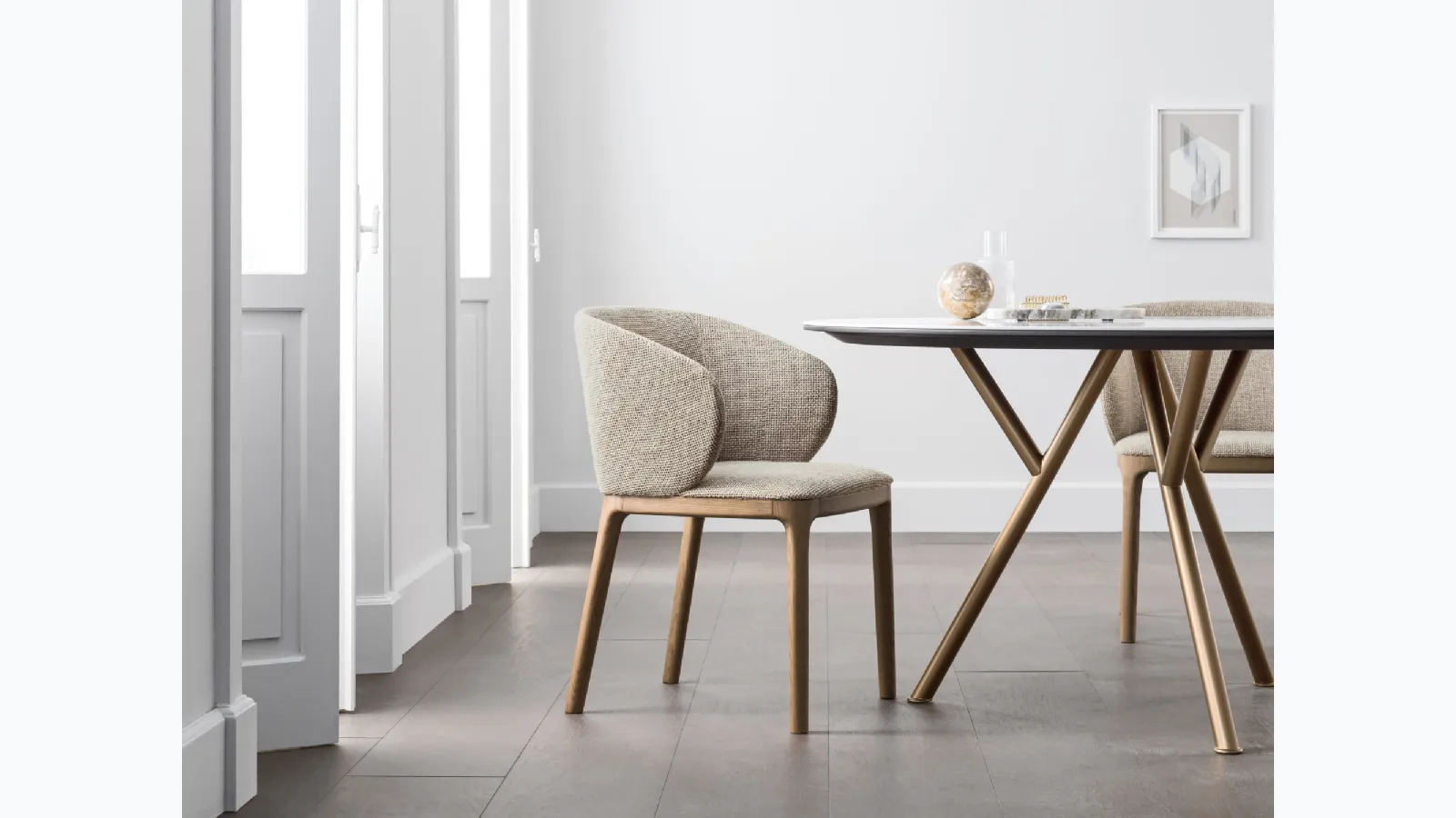 Navy chair by Novamobili