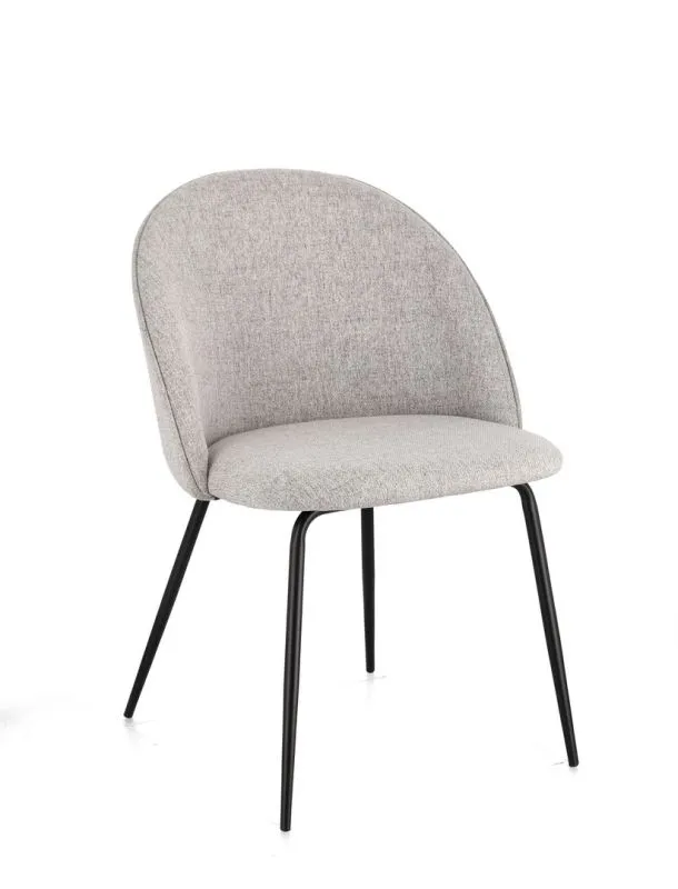 New Tanya chair in padded fabric by Bizzotto.