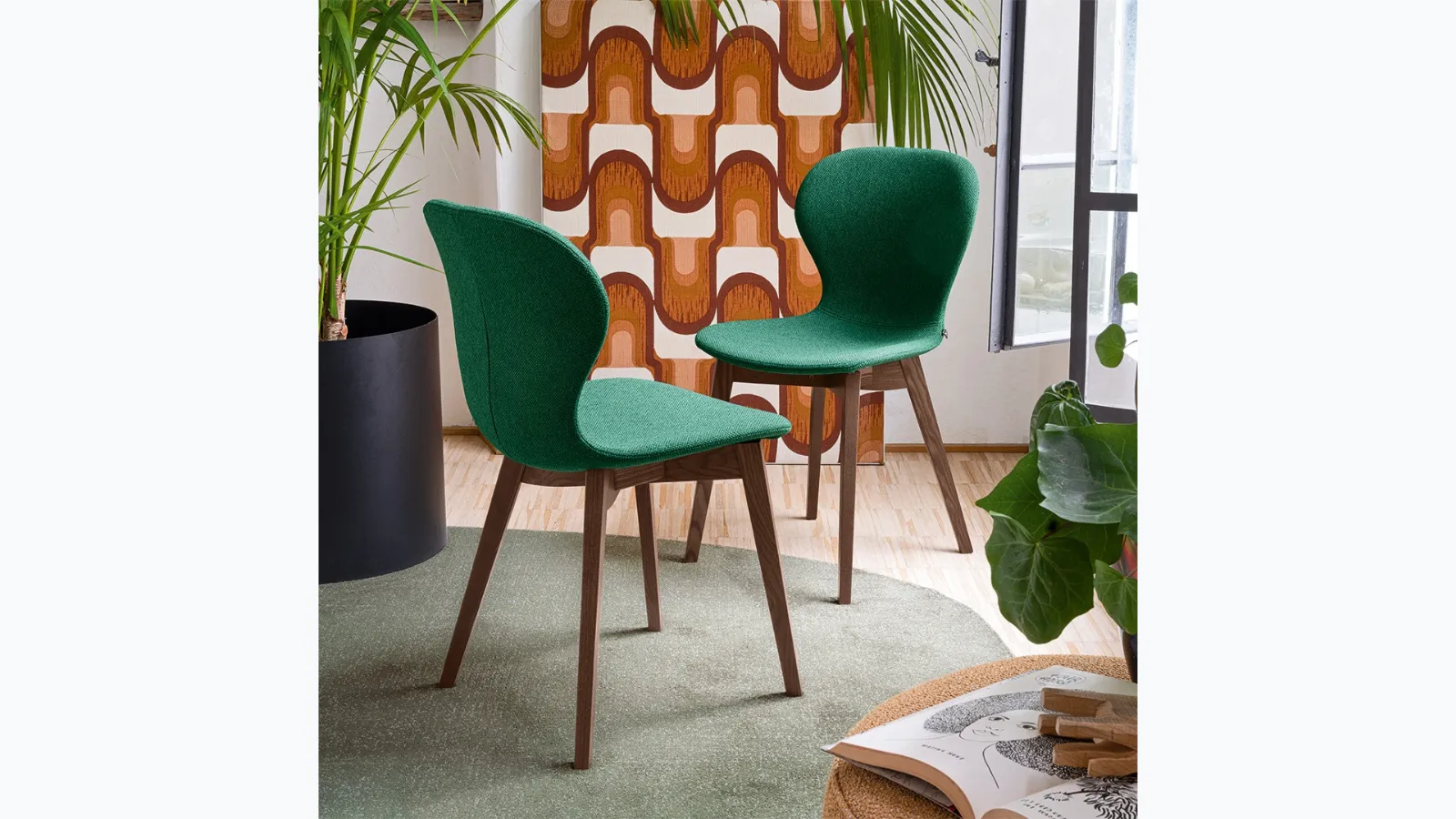 Ops! Soft fabric chair by Connubia