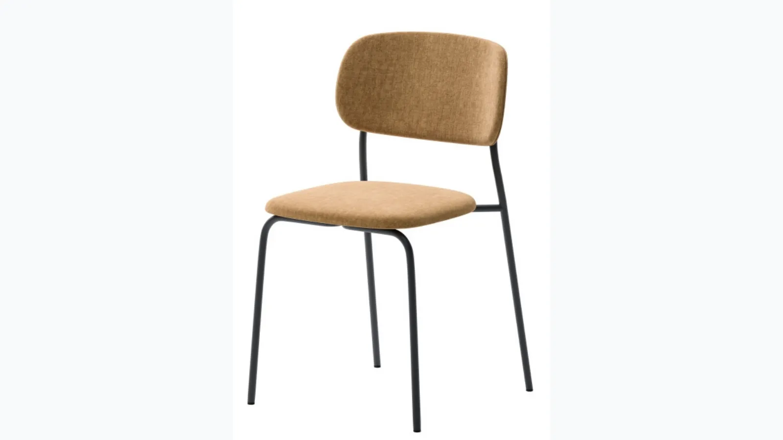 Butterfly chair in fabric with metal structure by Veneta Cucine.