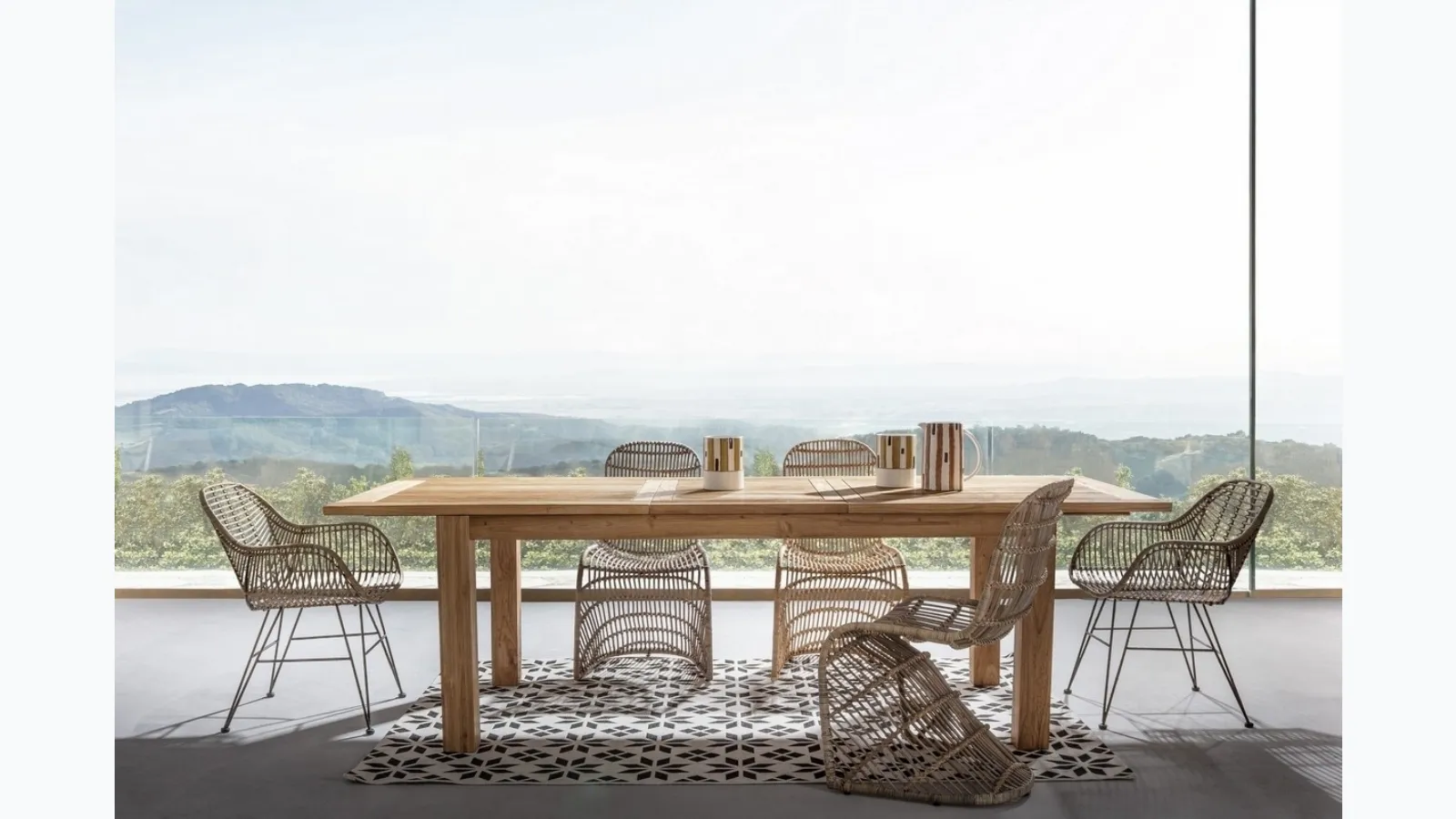 Raquel rattan chair by Bizzotto