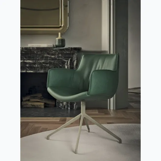 Rhonda Turn swivel chair by Cattelan Italia