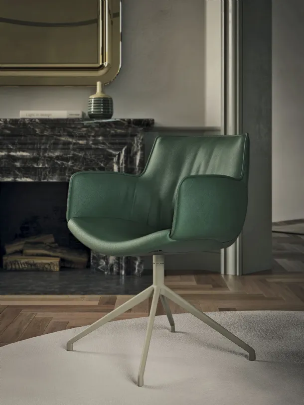 Rhonda Turn swivel chair by Cattelan Italia