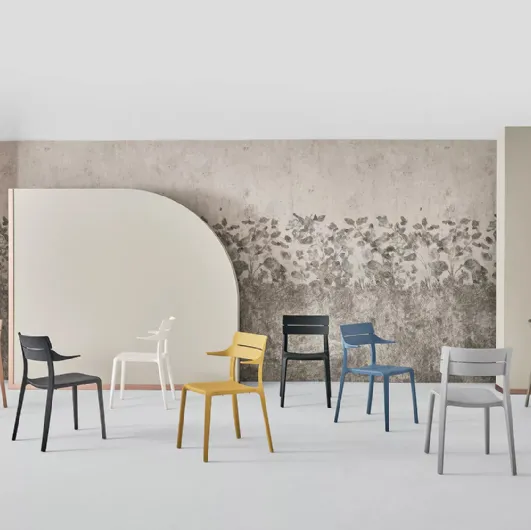 Stackable chair Rocket by Bontempi