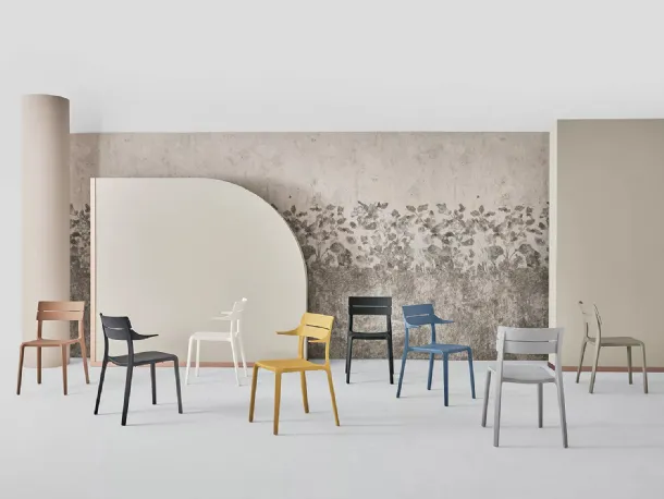 Stackable chair Rocket by Bontempi