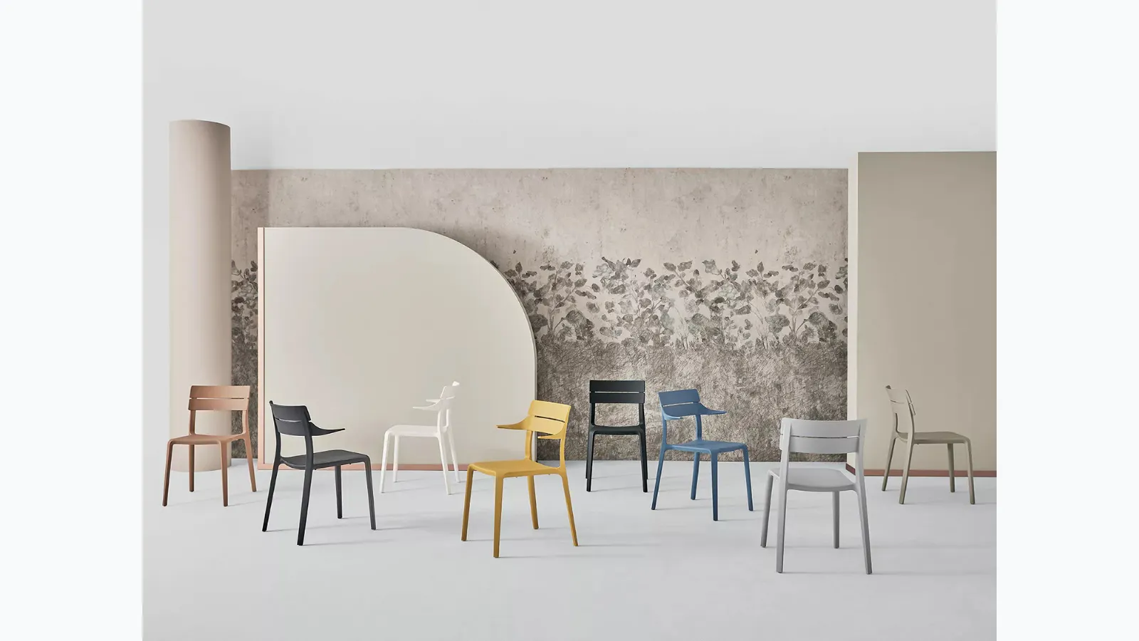 Stackable chair Rocket by Bontempi