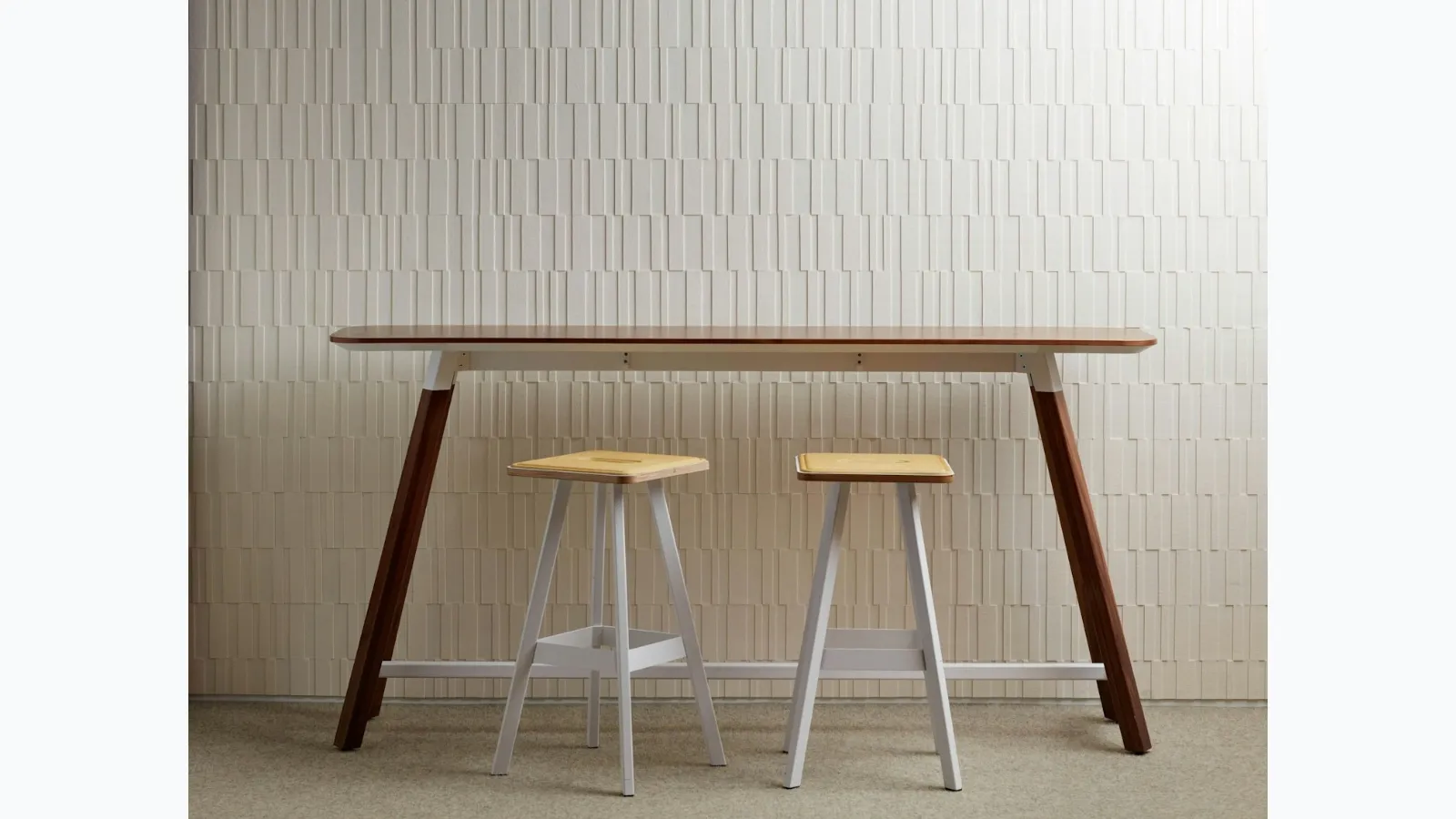Rockwell Unscripted® Easy Stools by Knoll.