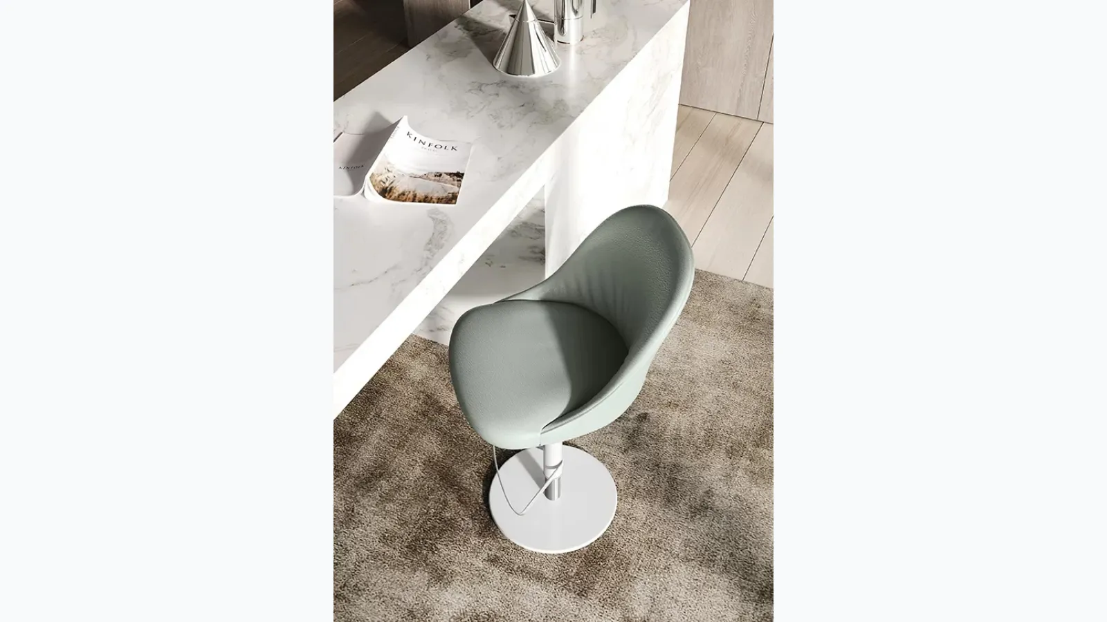 Sam stool in Ingenia eco-leather