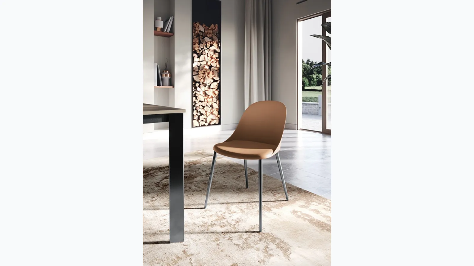 Sam chair in polypropylene by Ingenia.