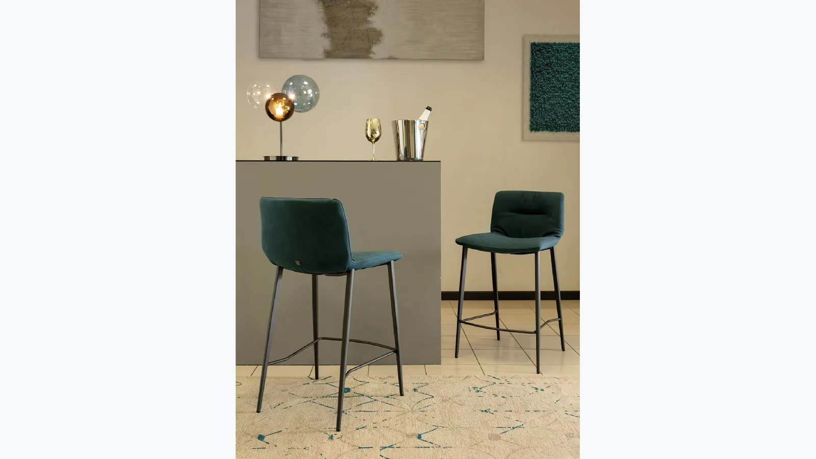 Alexia stool by Tonin Casa