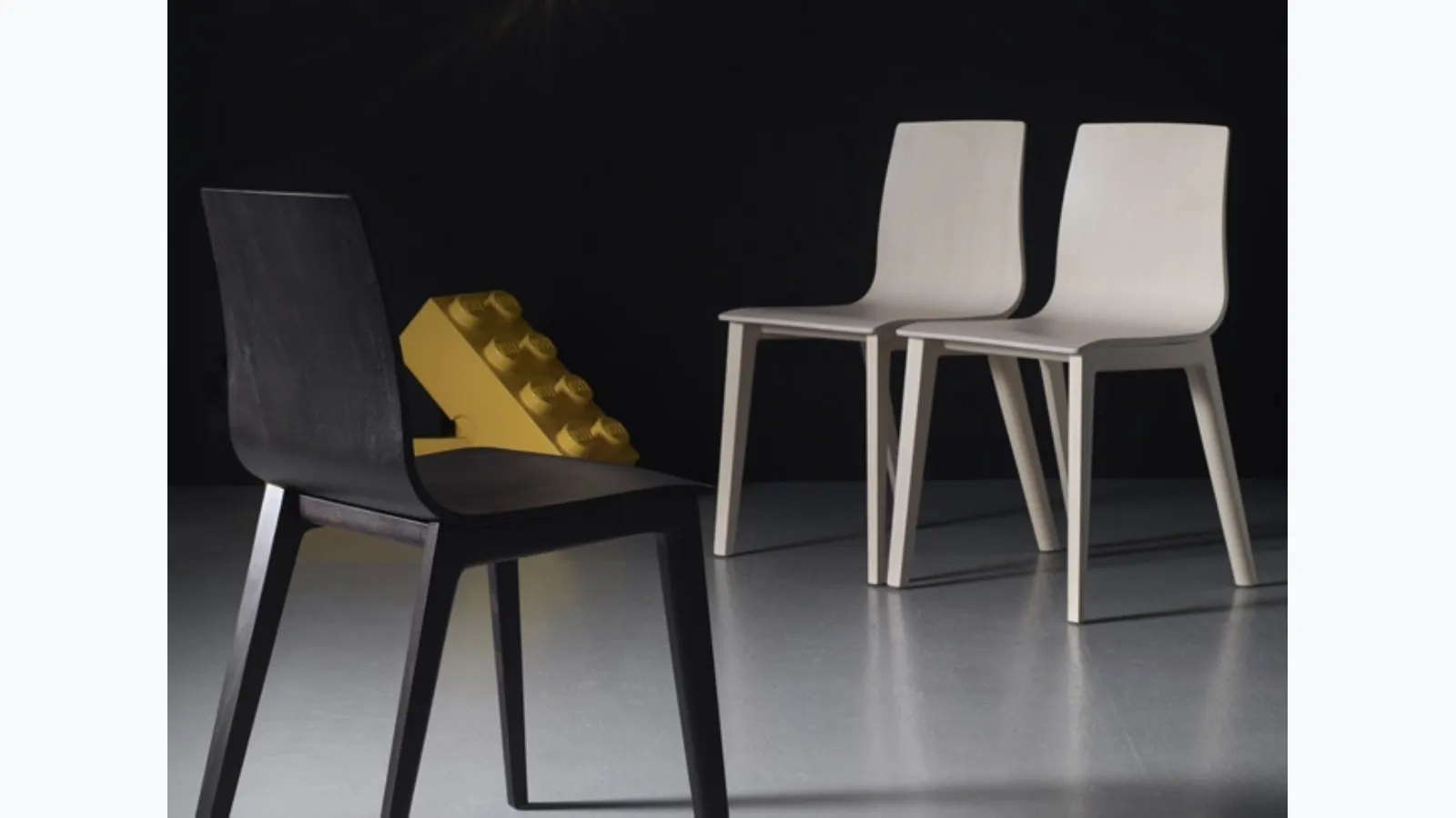 Wooden chair Smilla by Scab Design.
