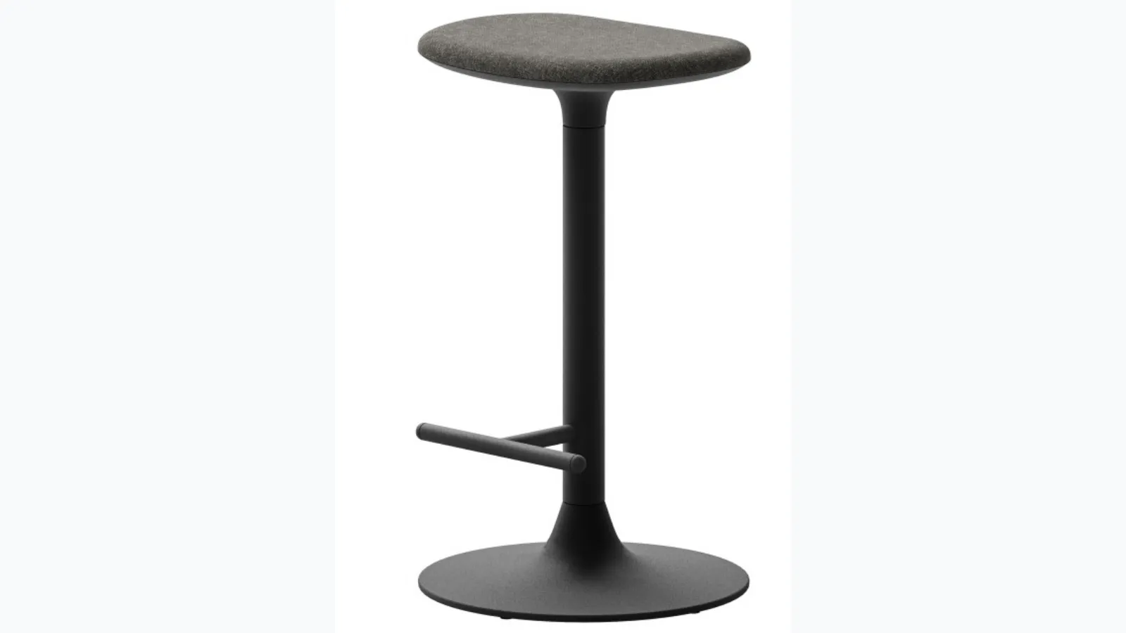 Spool fabric stool with metal structure by Veneta Cucine.