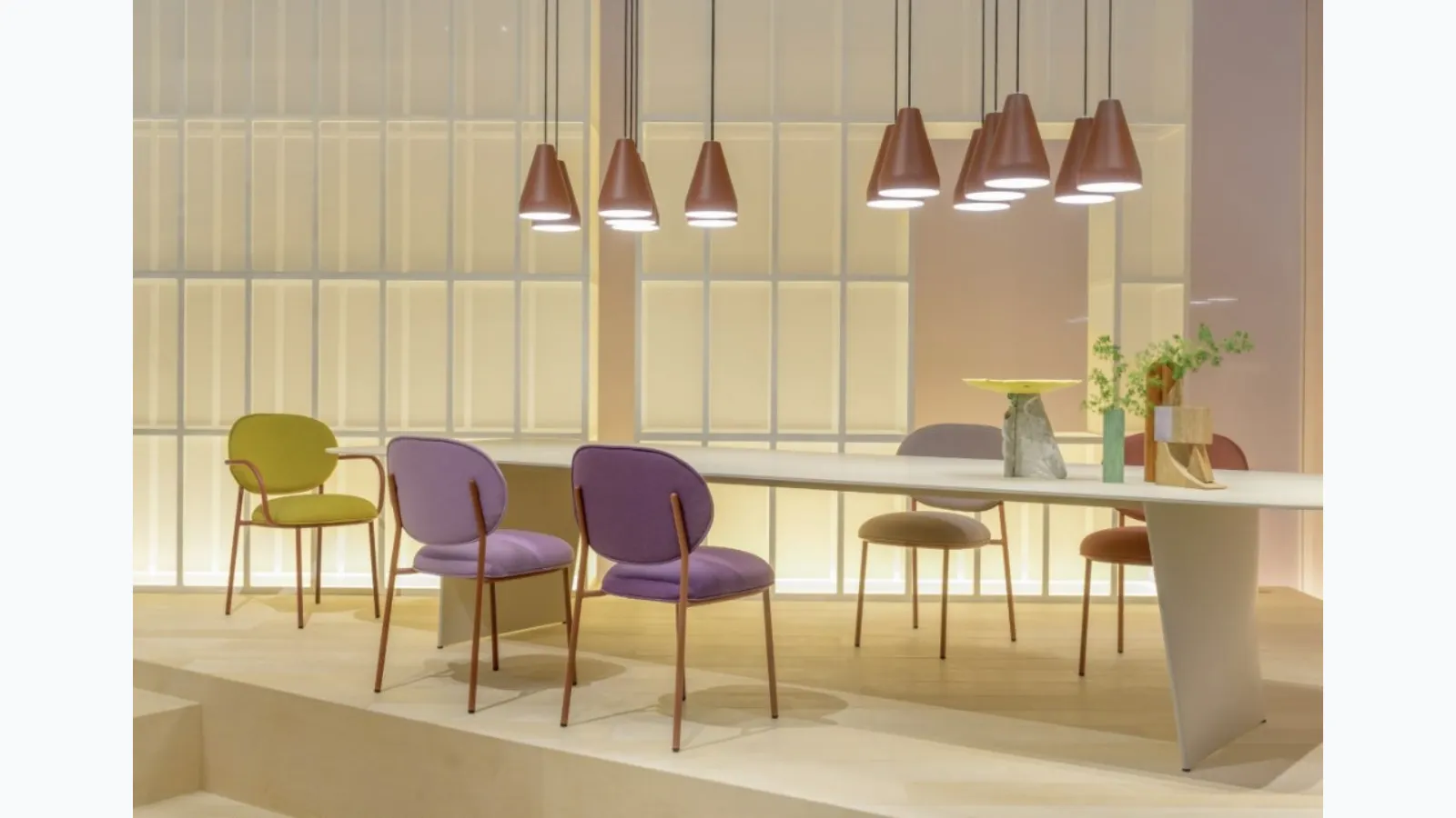 Stackable chair Stiel by Pedrali