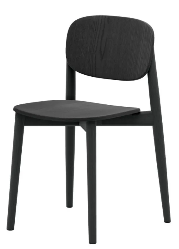 Stackable ash chair Suomi by Veneta Cucine