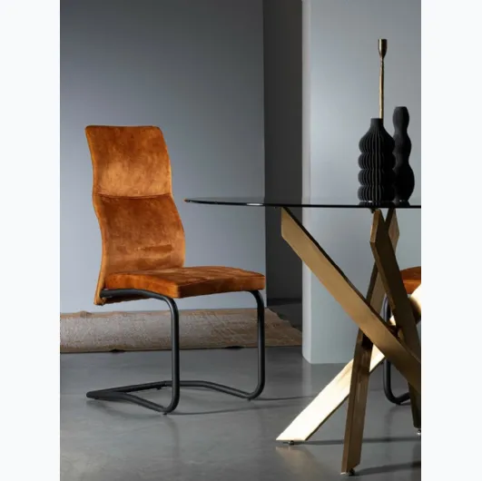 Thelma velvet chair by Bizzotto