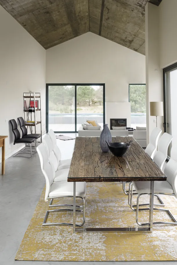 Thelma eco-leather chair by Bizzotto.