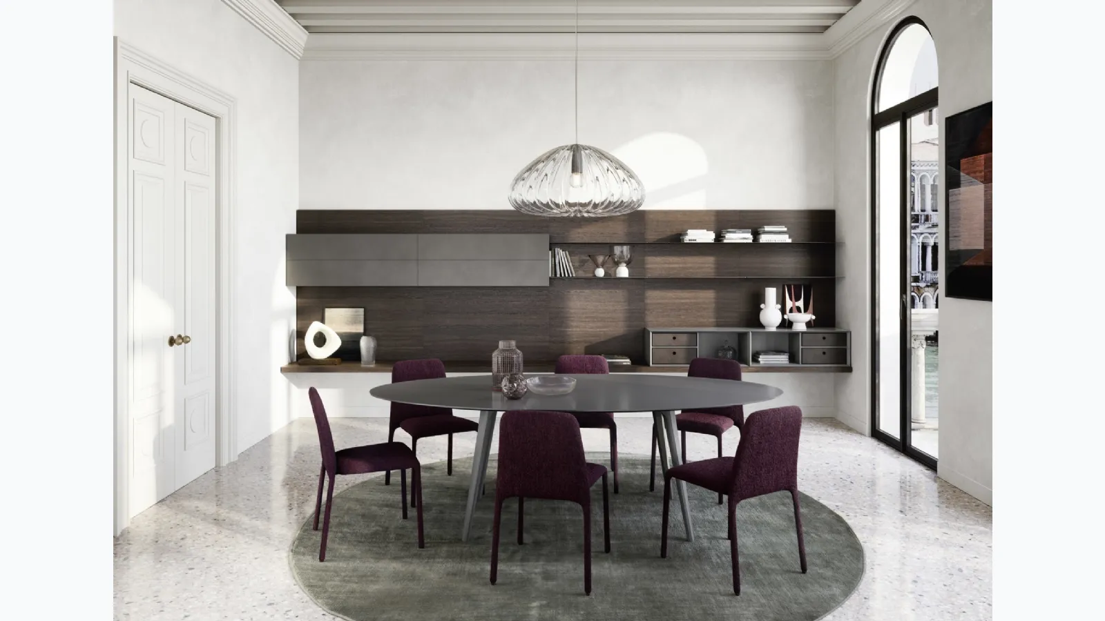 Stackable Time chair by Novamobili