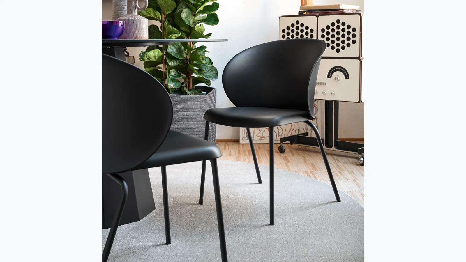 Polypropylene chair Tuka PL by Connubia