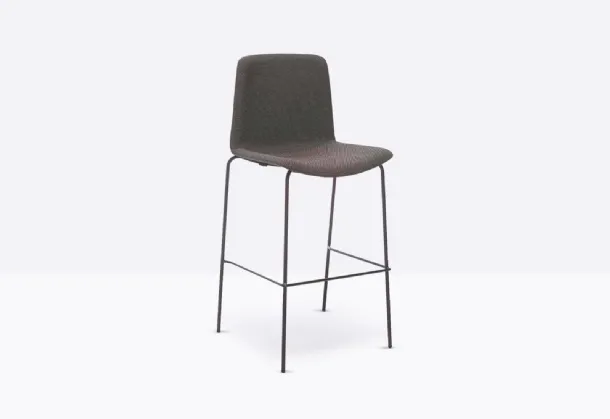 Tweet fabric stool by Pedrali