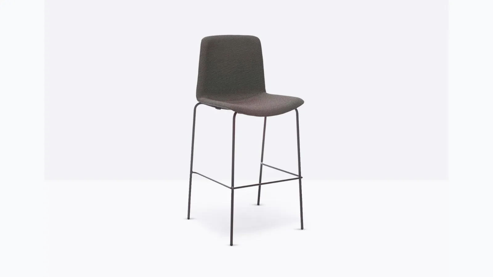 Tweet fabric stool by Pedrali