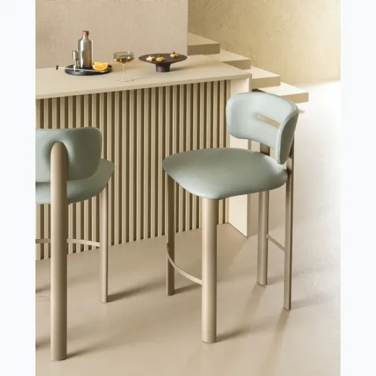 Riflessi Velvet Stool