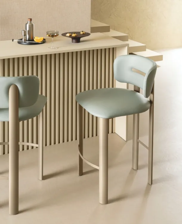 Riflessi Velvet Stool