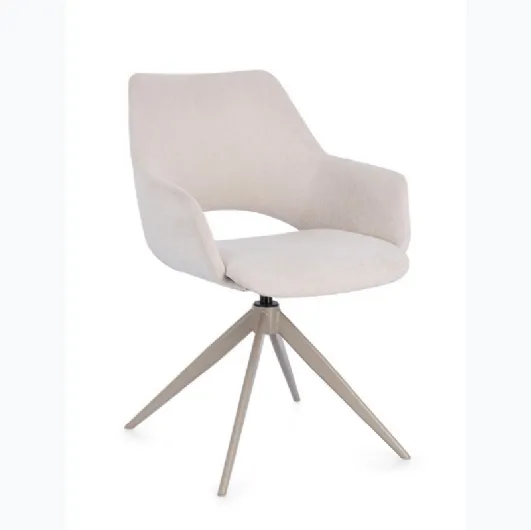 Vivian Moon chair in Bizzotto fabric.