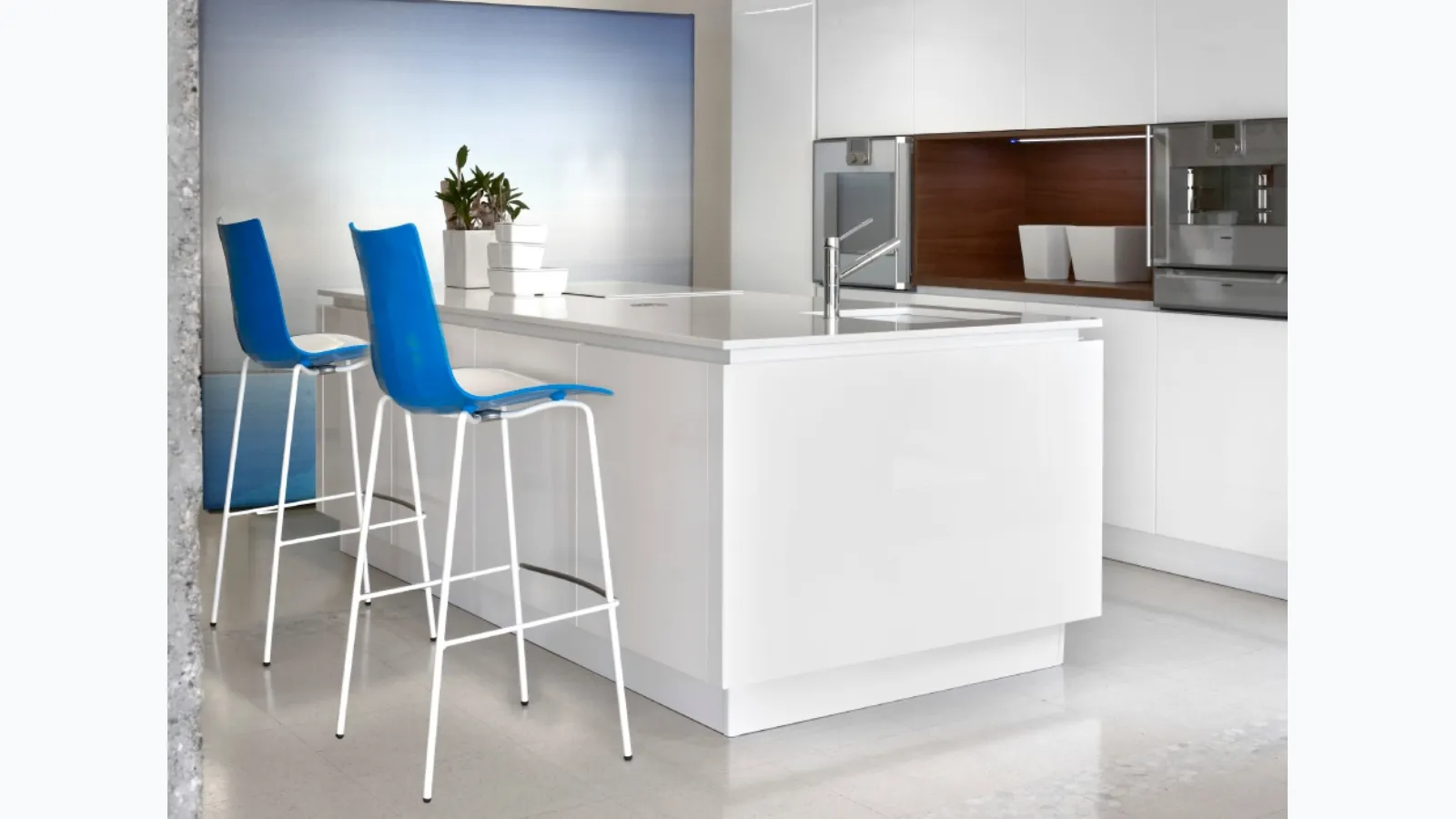 Zebra Two-tone Stool by Scab Design