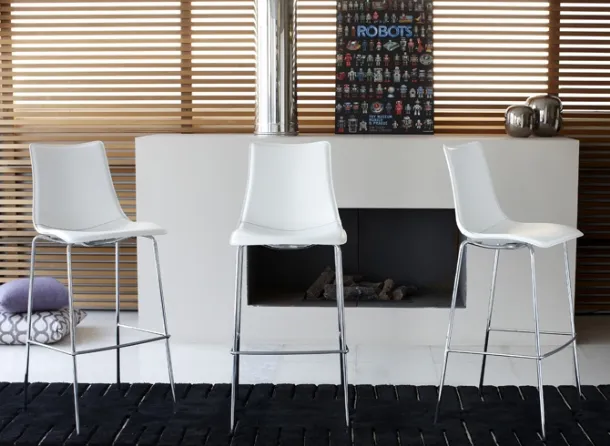 Zebra Pop stool by Scab Design
