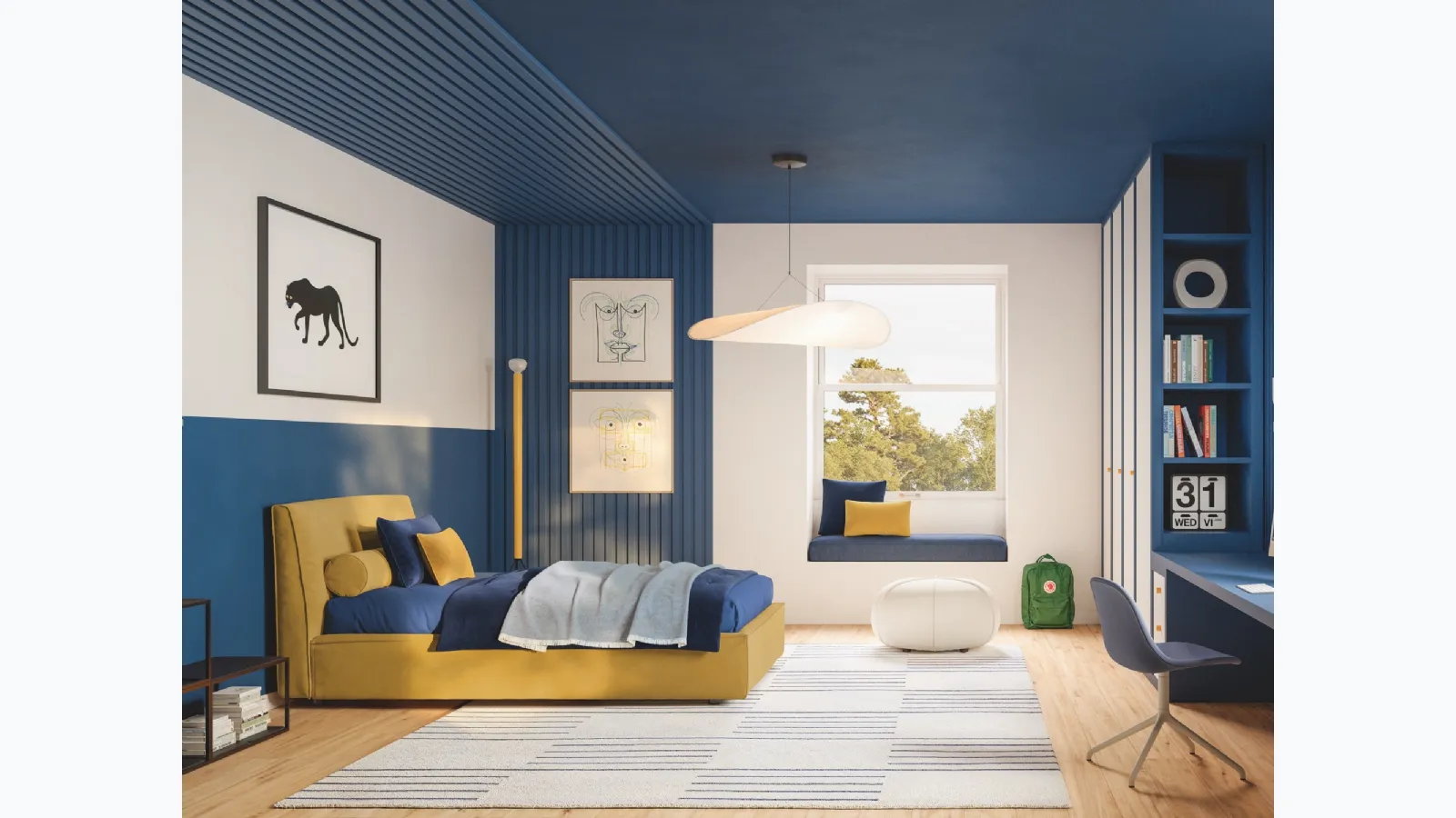 Single bed with storage box Ada by Twils
