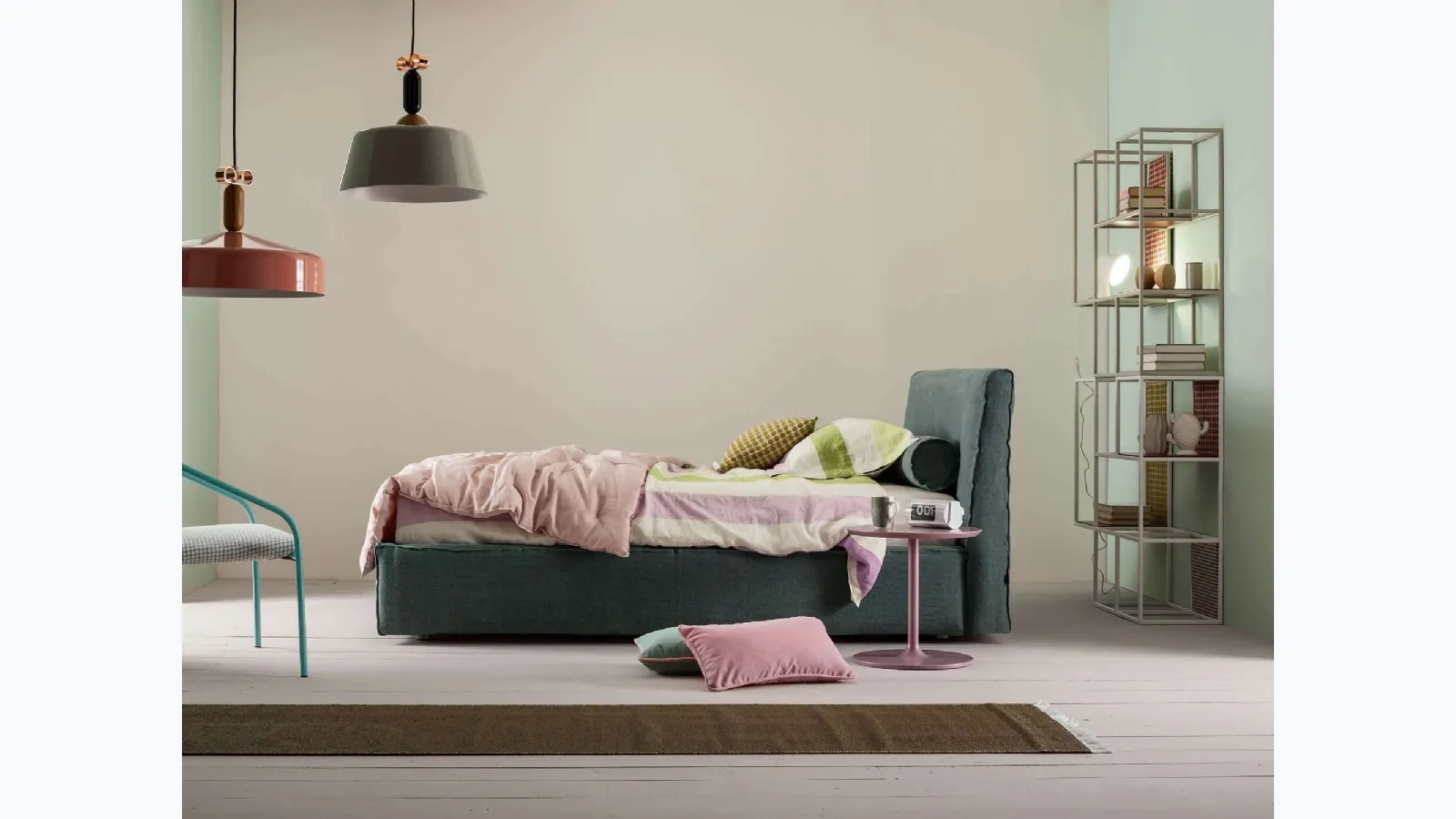 Single bed with storage box Ada by Twils