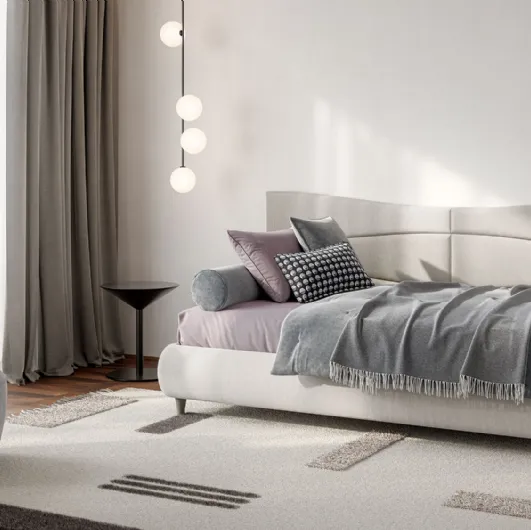 Single bed Boiserie Flute by Twils