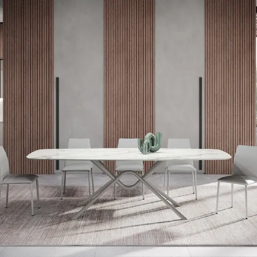 Air Barrel table in Supermarmo by Ingenia