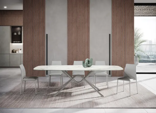 Air Barrel table in Supermarmo by Ingenia