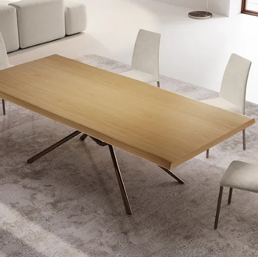 Rectangular wooden table Air by Ingenia.