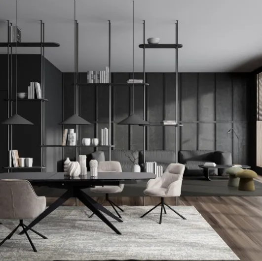 Extendable dining table Anja by Bizzotto