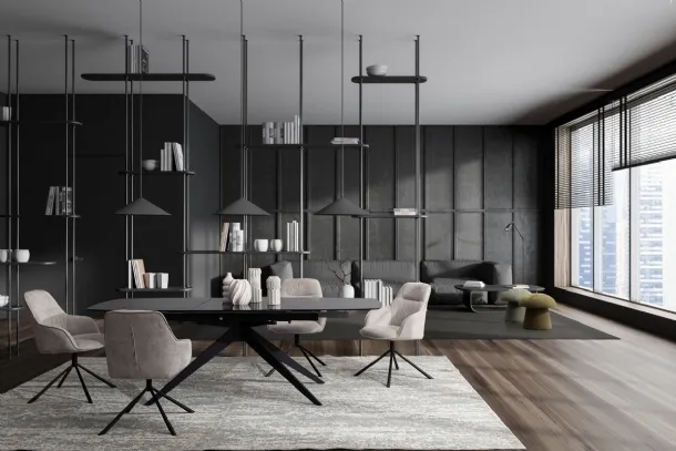 Extendable dining table Anja by Bizzotto