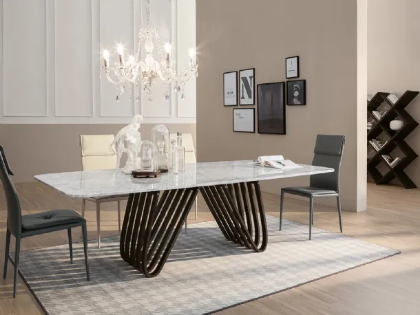 Marble Harp Table by Tonin Casa