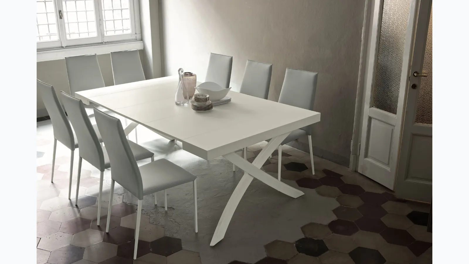 Artistico extendable console by Bontempi