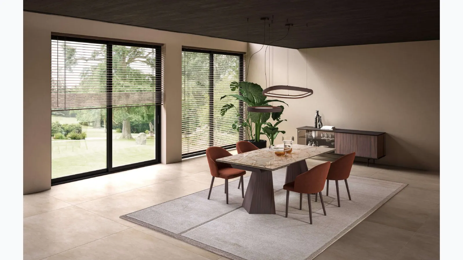 Extensible table Axel by Ozzio