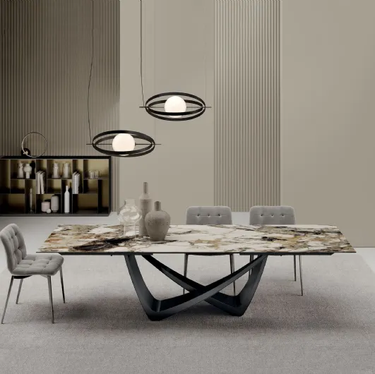Extendable Bach table by Bontempi