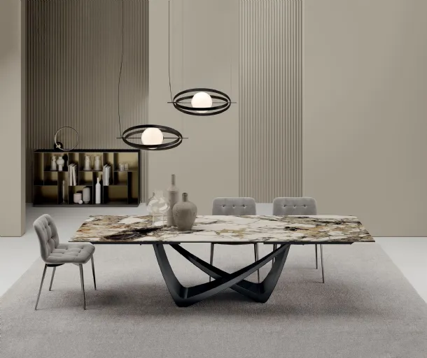 Extendable Bach table by Bontempi