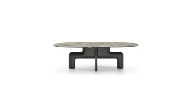 Biarritz table with marble top by Ditre Italia.