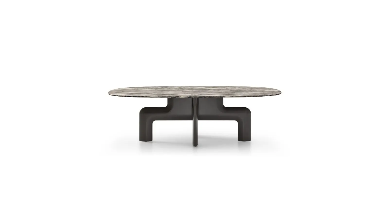 Biarritz table with marble top by Ditre Italia.