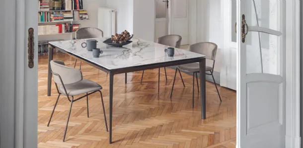 Square Boma table by Calligaris